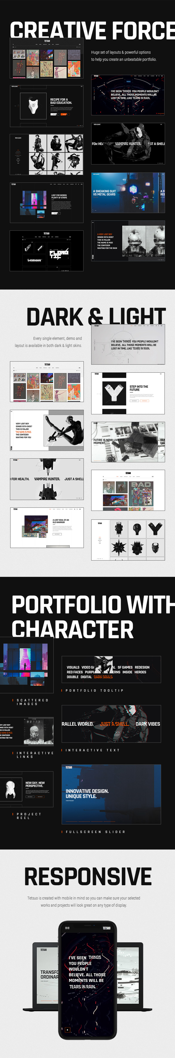 Tetsuo - Portfolio and Creative Industry Theme - 2